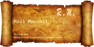 Reil Marcell névjegykártya